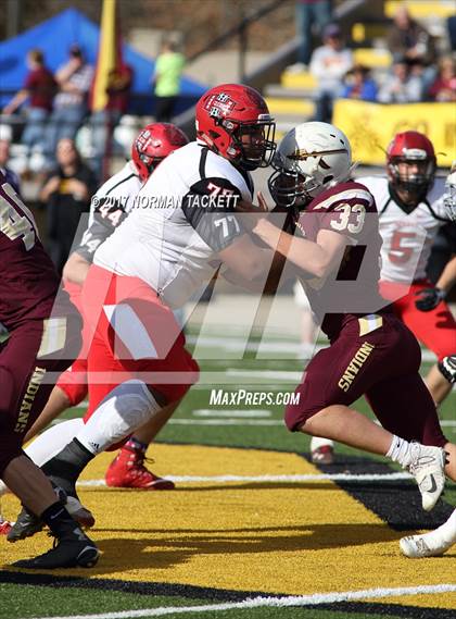 Thumbnail 2 in Hoxie vs St. Paul (KSHSAA 8M D1 Final) photogallery.