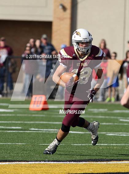 Thumbnail 3 in Hoxie vs St. Paul (KSHSAA 8M D1 Final) photogallery.