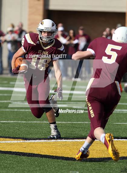 Thumbnail 3 in Hoxie vs St. Paul (KSHSAA 8M D1 Final) photogallery.