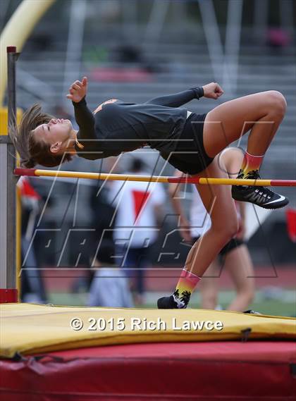 Thumbnail 2 in Orange County Track & Field Championships (Girls High Jump)  photogallery.