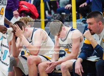 Thumbnail 3 in Mooresville vs. Plainfield (IHSAA 4A Sectional Semifinal) photogallery.