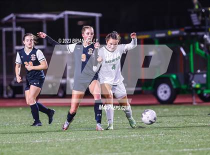 Thumbnail 3 in Marshfield @ Newton North (MIAA Division 1 Round of 32) photogallery.