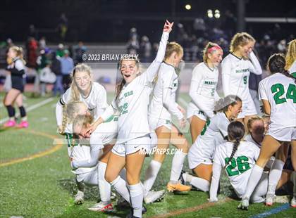 Thumbnail 3 in Marshfield @ Newton North (MIAA Division 1 Round of 32) photogallery.