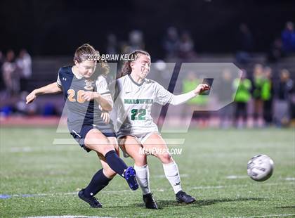 Thumbnail 1 in Marshfield @ Newton North (MIAA Division 1 Round of 32) photogallery.