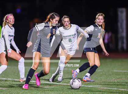 Thumbnail 2 in Marshfield @ Newton North (MIAA Division 1 Round of 32) photogallery.