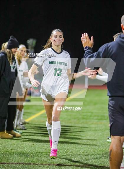 Thumbnail 1 in Marshfield @ Newton North (MIAA Division 1 Round of 32) photogallery.