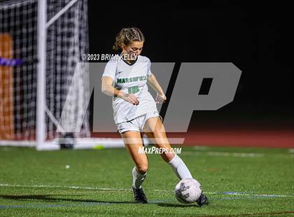 Thumbnail 1 in Marshfield @ Newton North (MIAA Division 1 Round of 32) photogallery.