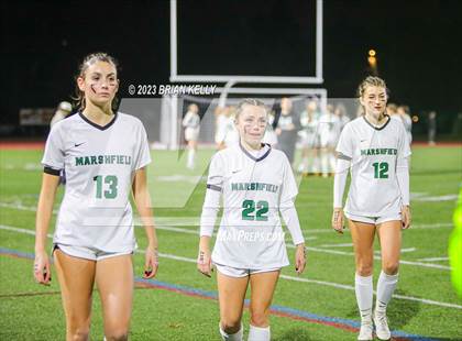 Thumbnail 3 in Marshfield @ Newton North (MIAA Division 1 Round of 32) photogallery.