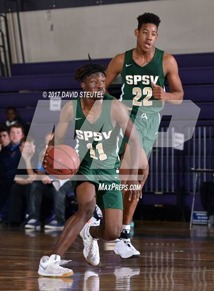 Thumbnail 2 in St. Patrick-St. Vincent vs. Pleasant Valley (St. Hope Elite Classic) photogallery.