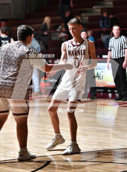 Thumbnail 1 in Gans vs Warner (OSSAA 2A District Final)   photogallery.