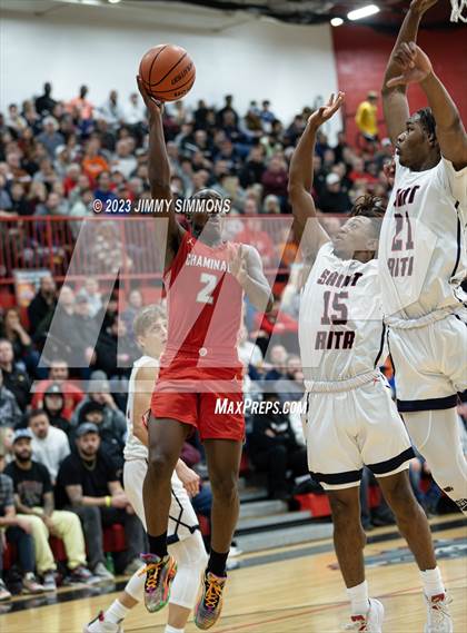 Thumbnail 2 in St. Rita vs. Chaminade (Highland Shootout) photogallery.