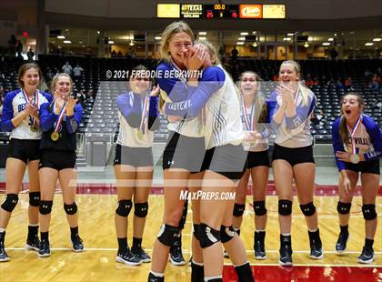 Thumbnail 3 in Beckville vs. Thrall (UIL Volleyball 2A Finals)  photogallery.