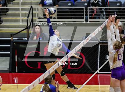 Thumbnail 3 in Beckville vs. Thrall (UIL Volleyball 2A Finals)  photogallery.
