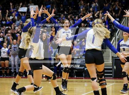 Thumbnail 1 in Beckville vs. Thrall (UIL Volleyball 2A Finals)  photogallery.
