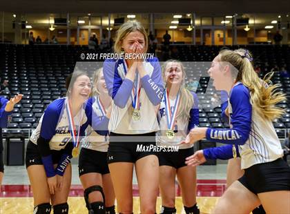 Thumbnail 2 in Beckville vs. Thrall (UIL Volleyball 2A Finals)  photogallery.