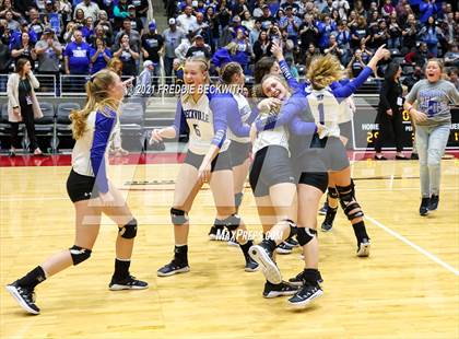 Thumbnail 2 in Beckville vs. Thrall (UIL Volleyball 2A Finals)  photogallery.