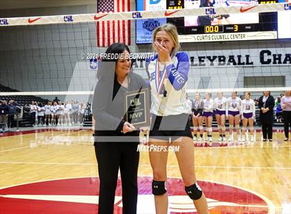 Thumbnail 2 in Beckville vs. Thrall (UIL Volleyball 2A Finals)  photogallery.