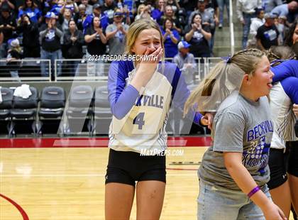 Thumbnail 3 in Beckville vs. Thrall (UIL Volleyball 2A Finals)  photogallery.