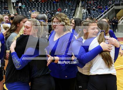 Thumbnail 1 in Beckville vs. Thrall (UIL Volleyball 2A Finals)  photogallery.