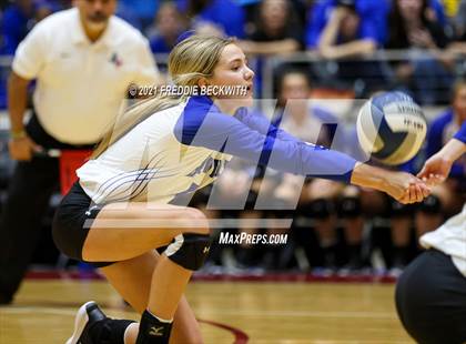 Thumbnail 1 in Beckville vs. Thrall (UIL Volleyball 2A Finals)  photogallery.