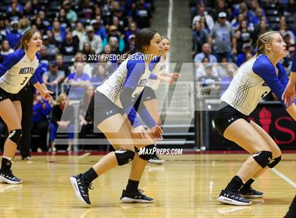 Thumbnail 1 in Beckville vs. Thrall (UIL Volleyball 2A Finals)  photogallery.