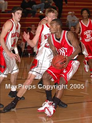 Thumbnail 2 in St. Mary's-Berkeley vs. Brophy College Prep (Jesuit Father Barry Classic) photogallery.