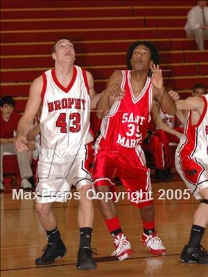 Thumbnail 2 in St. Mary's-Berkeley vs. Brophy College Prep (Jesuit Father Barry Classic) photogallery.