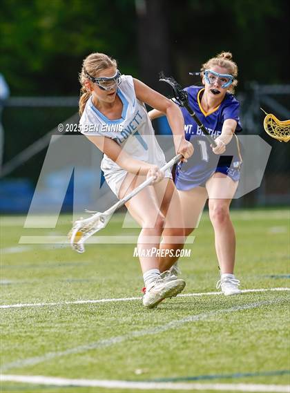 Thumbnail 1 in Mt. Bethel Christian Academy vs. Lovett (GHSA Division 1 Round 1) photogallery.