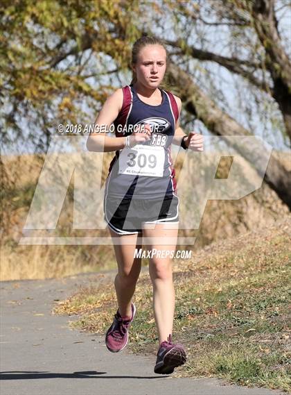 Thumbnail 2 in BVAL Girls Cross Country Championship photogallery.