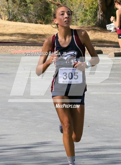 Thumbnail 1 in BVAL Girls Cross Country Championship photogallery.