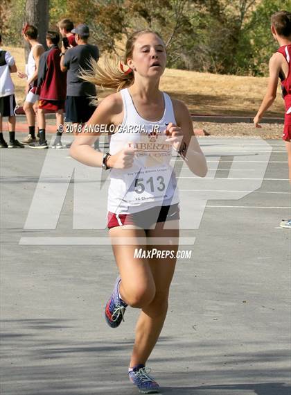 Thumbnail 2 in BVAL Girls Cross Country Championship photogallery.