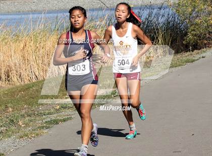 Thumbnail 2 in BVAL Girls Cross Country Championship photogallery.