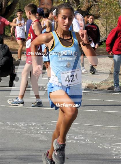 Thumbnail 2 in BVAL Girls Cross Country Championship photogallery.