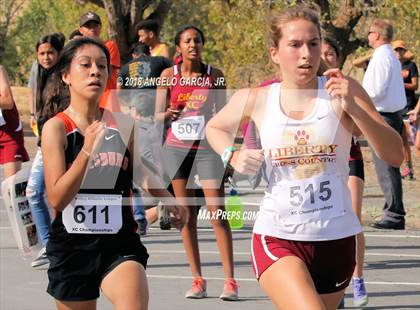 Thumbnail 3 in BVAL Girls Cross Country Championship photogallery.