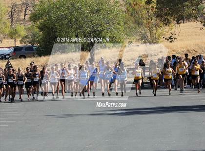 Thumbnail 1 in BVAL Girls Cross Country Championship photogallery.