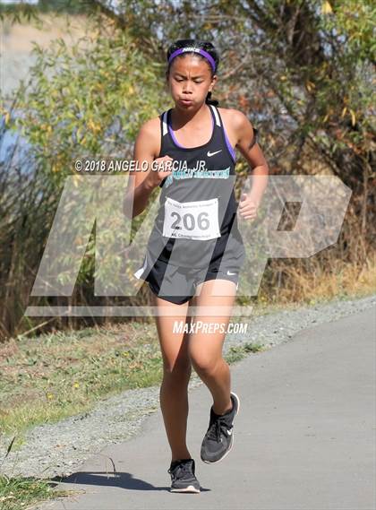 Thumbnail 1 in BVAL Girls Cross Country Championship photogallery.