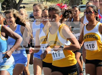 Thumbnail 2 in BVAL Girls Cross Country Championship photogallery.