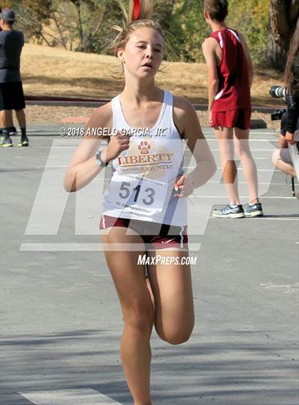 Thumbnail 3 in BVAL Girls Cross Country Championship photogallery.