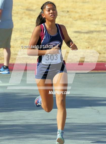 Thumbnail 2 in BVAL Girls Cross Country Championship photogallery.