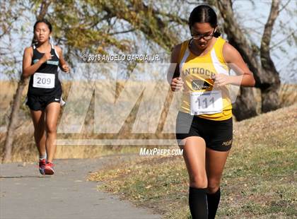 Thumbnail 2 in BVAL Girls Cross Country Championship photogallery.