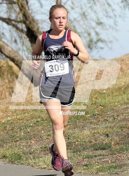 Thumbnail 3 in BVAL Girls Cross Country Championship photogallery.