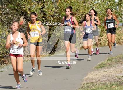 Thumbnail 2 in BVAL Girls Cross Country Championship photogallery.