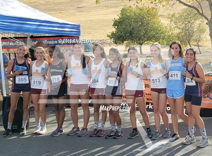 Thumbnail 1 in BVAL Girls Cross Country Championship photogallery.