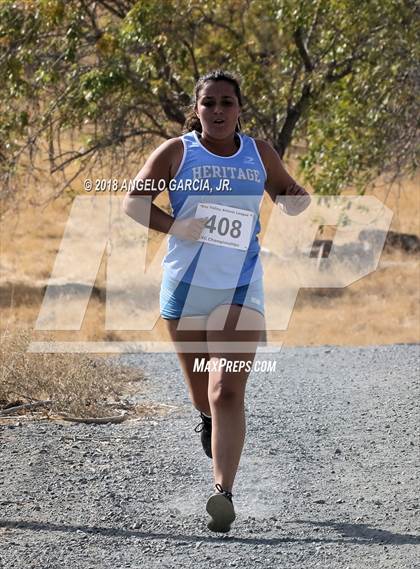 Thumbnail 2 in BVAL Girls Cross Country Championship photogallery.