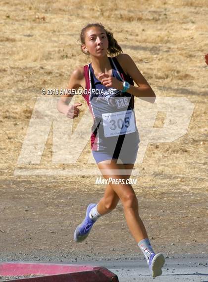 Thumbnail 2 in BVAL Girls Cross Country Championship photogallery.