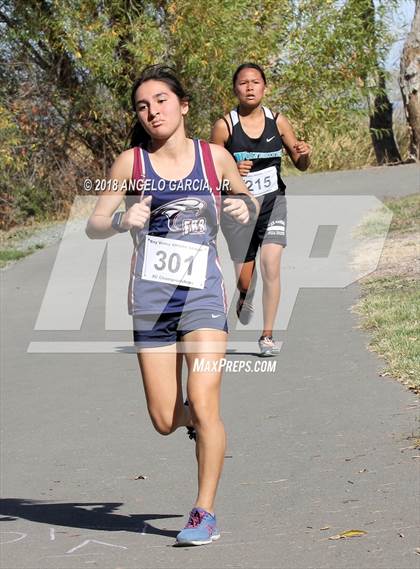 Thumbnail 1 in BVAL Girls Cross Country Championship photogallery.