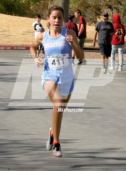 Thumbnail 3 in BVAL Girls Cross Country Championship photogallery.