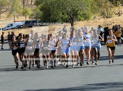 Thumbnail 3 in BVAL Girls Cross Country Championship photogallery.
