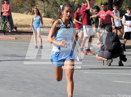 Thumbnail 1 in BVAL Girls Cross Country Championship photogallery.