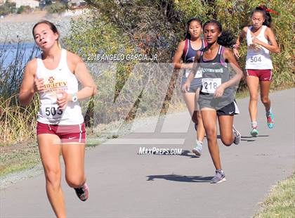 Thumbnail 2 in BVAL Girls Cross Country Championship photogallery.